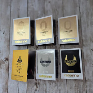 6× Men Paco Rabanne Sample set
